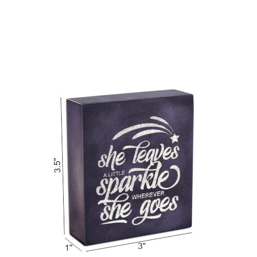 Valentine gift ideas : She leave a little Sparkel Whever she Goes