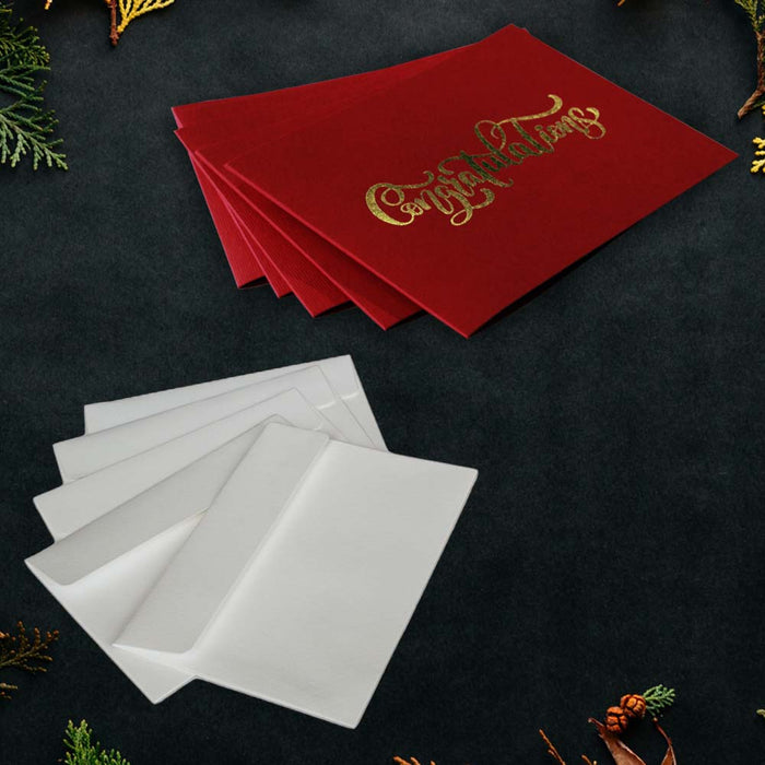 Congratulations, Premium Quality Leadership Cards By Pinnacle, Set of 5 With Envelopes