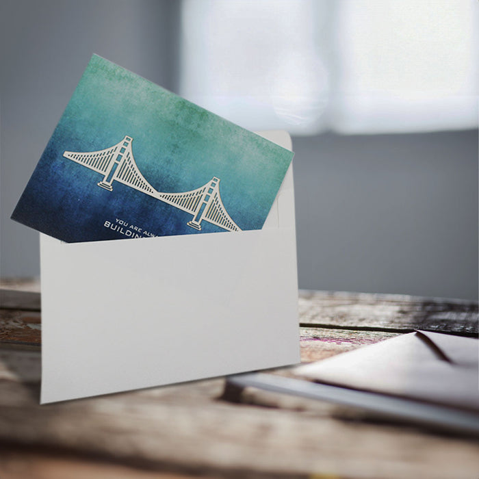 You are always Building One Premium Quality Leadership Cards By Pinnacle, Set of 5 Cards With Envelopes