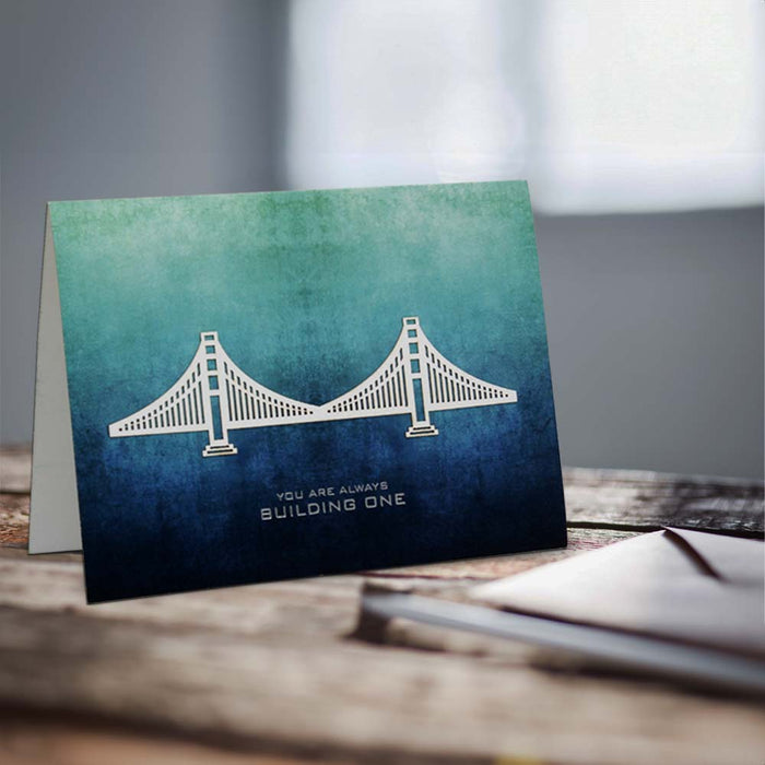 You are always Building One Premium Quality Leadership Cards By Pinnacle, Set of 5 Cards With Envelopes