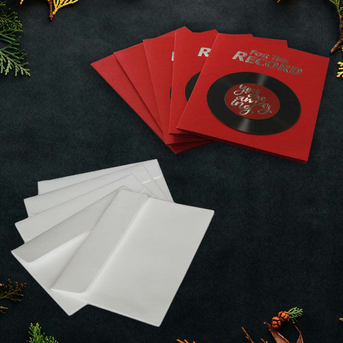 For the Record: You are Amazing Premium Quality Leadership Cards By Pinnacle, Set of 5 Cards With Envelopes