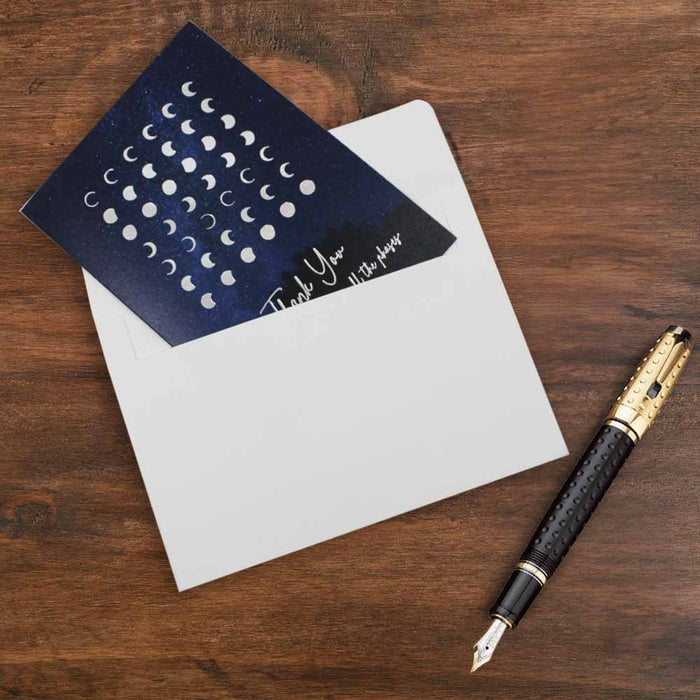 Thank You for Seeing it through all the phases,Exclusive Design, Premium Quality Leadership Cards By Pinnacle, Set of 5 with envelopes.
