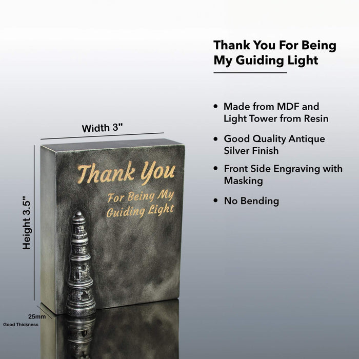 Thank you for Being My Guiding light : Thank you gift, Gift for Coach.