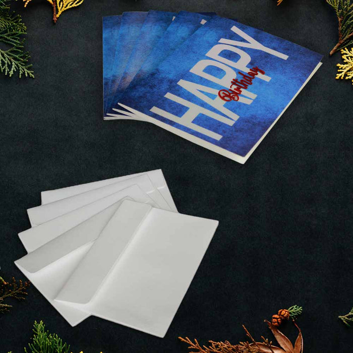 Happy Bday Cards, Premium Quality Leadership Cards By Pinnacle, Set of 5 With Envelopes