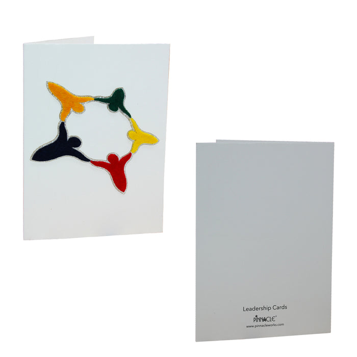 TeamWork Premium Quality Leadership Cards By Pinnacle, Set of 5 Cards With Envelopes