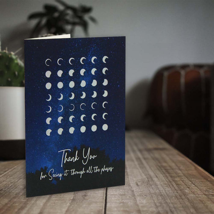Thank You for Seeing it through all the phases,Exclusive Design, Premium Quality Leadership Cards By Pinnacle, Set of 5 with envelopes.