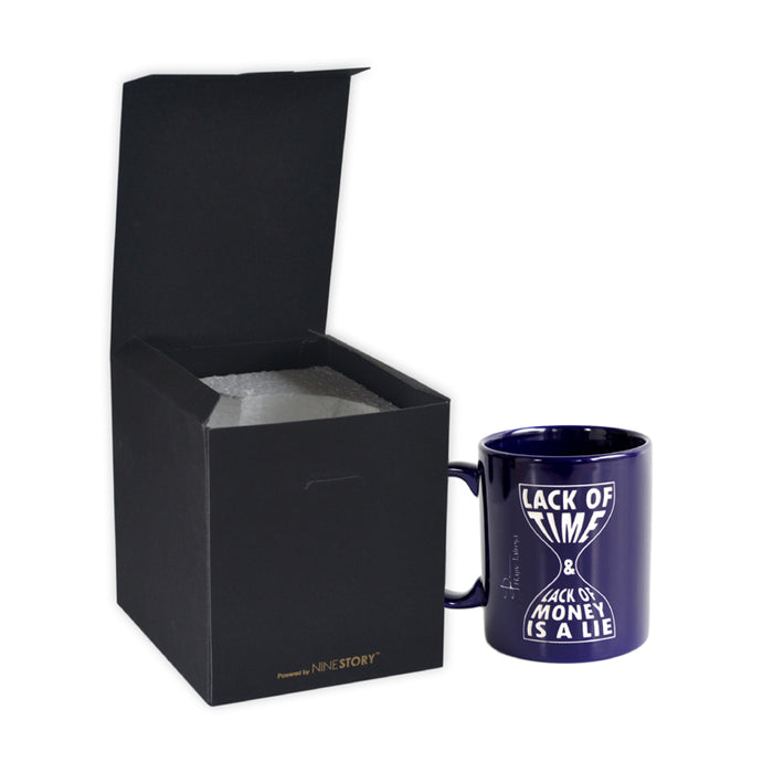 Motivational Quotes On Mugs : Lack Of Time (Single Side Engraving)