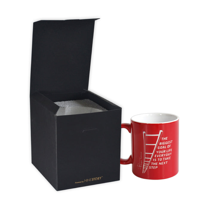Customised Coffee Mug : The Biggest Goal Of Your Life (Single Side Engraving)