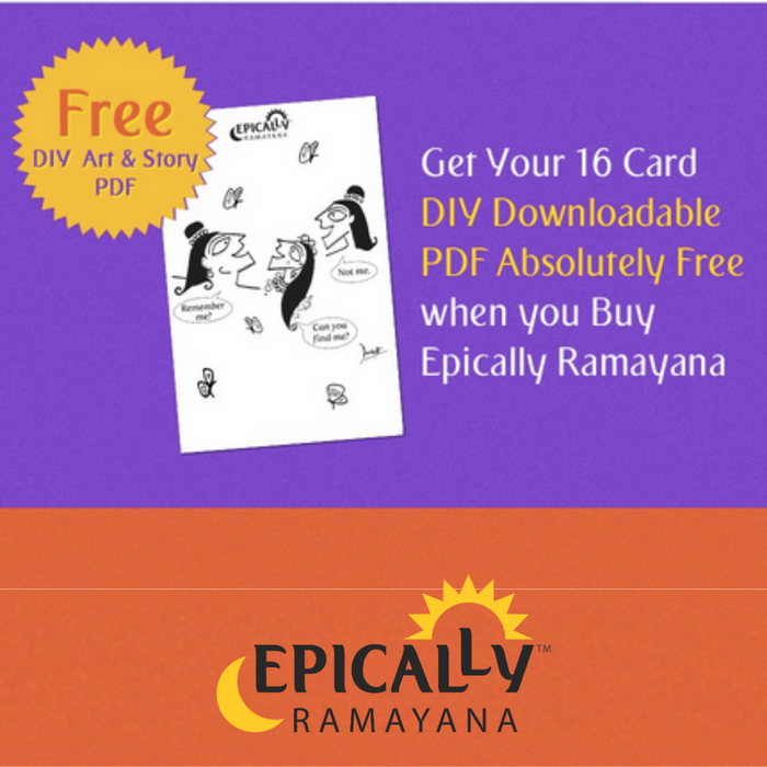 Epically Ramayana Memory Matching Game for Kids | Return Gifts for Birthday I Indian Gift Games by Devdutt Pattanaik