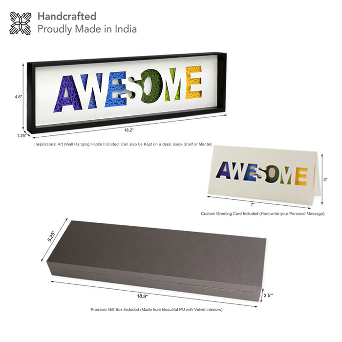 Laser cut gift option