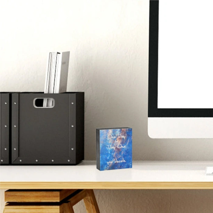 One Day or Day One Desktop Gift Ideas By  Positively Perfect