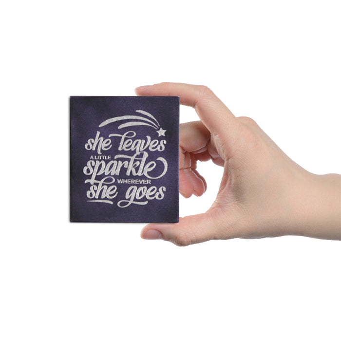 Valentine gift ideas : She leave a little Sparkel Whever she Goes