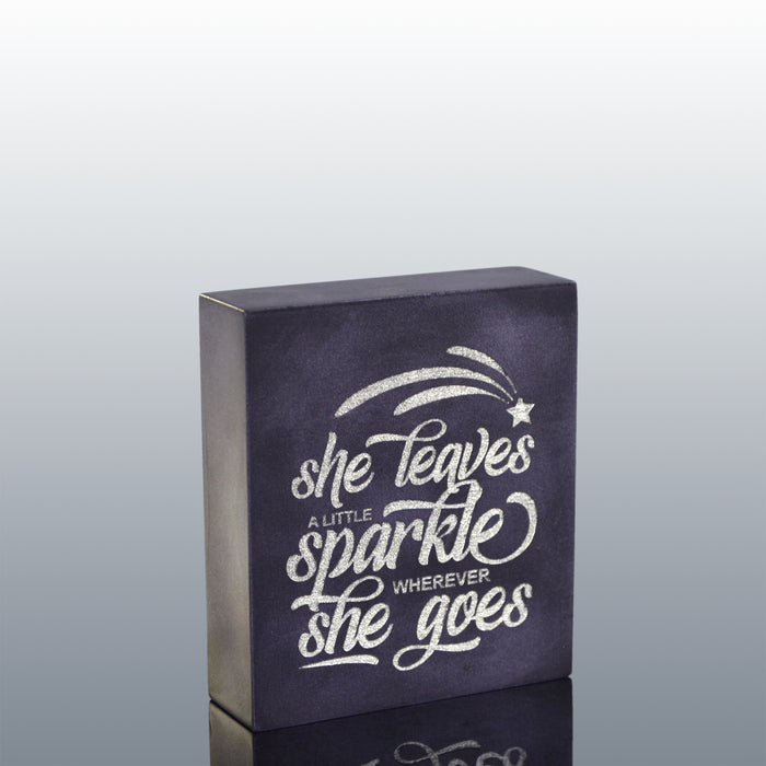 Valentine gift ideas : She leave a little Sparkel Whever she Goes