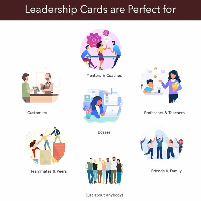 You are always Building One Premium Quality Leadership Cards By Pinnacle, Set of 5 Cards With Envelopes