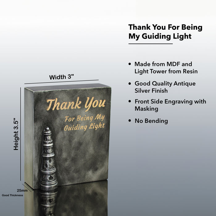 Thank You Gift for Mentors: Thank you for being my guiding light