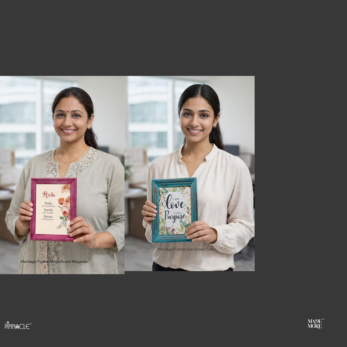 Heritage Picture Frame Print Style 1 - Magnificent Magenta