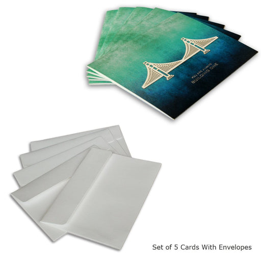 You are always Building One Premium Quality Leadership Cards By Pinnacle, Set of 5 Cards With Envelopes