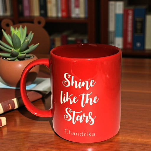 Studio Mug Cobalt Cinder Red High Gloss