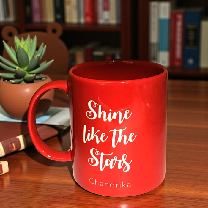 Studio Mug Cobalt Cinder Red High Gloss