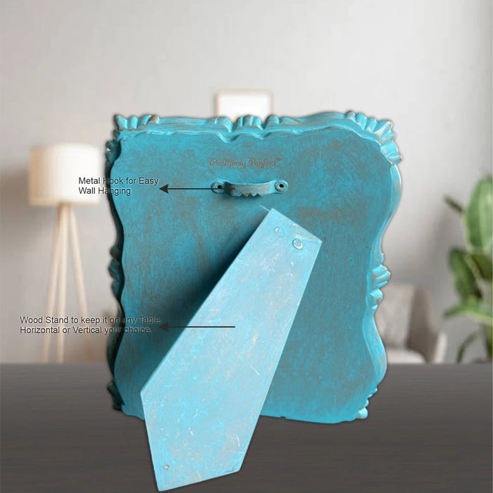 Vintage Picture Frame with 10 Positive Affirmations | Sea Green Patina ...