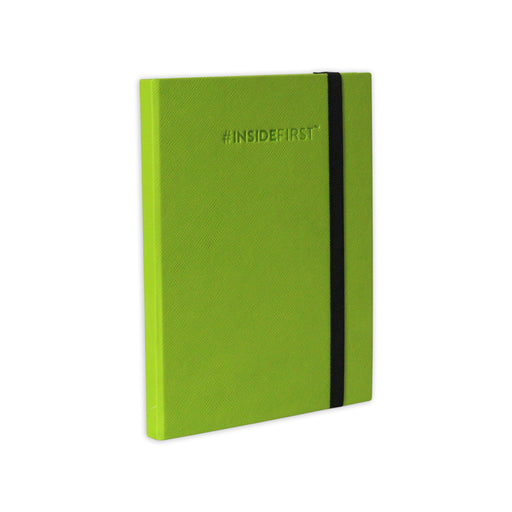 InsideFirst Journal, The Journal for Super Achievers, 34 Insights to Action, To Think List, To Thank List. Best Induction Gift, Color (Profitable Green)