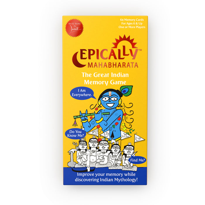 Epically Mahabharata, Best Memory Card Game for Children Based on Mahabharat, Family Fun Game.